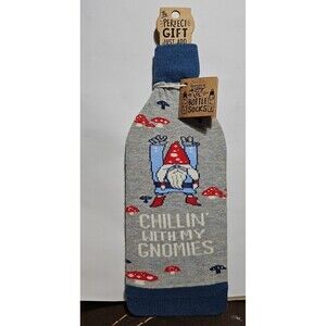 Chillin' With My Gnomies Wine Bottle Sock